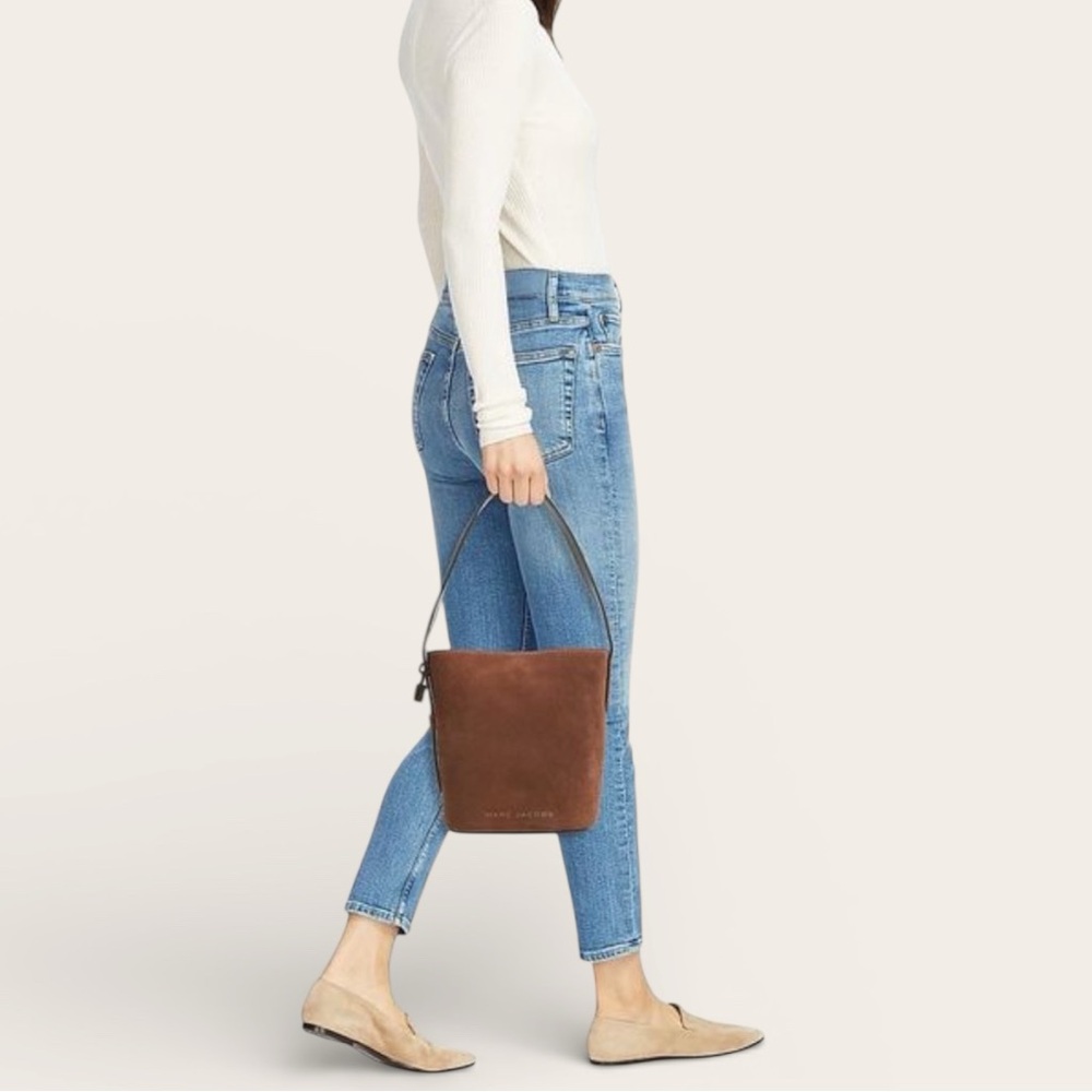 MARC JACOBS Suede Shoulder Bag in Cognac (NWT) - Picture 8 of 8